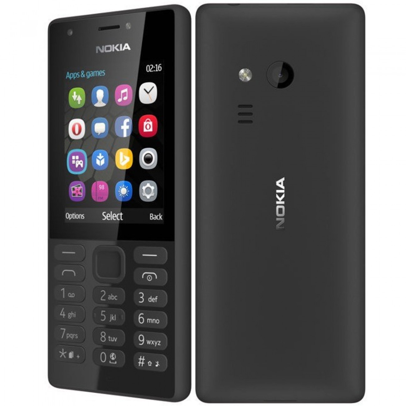 GSM Nokia 216 (черен), поддържа 2 sim карти, 2.4 (6.096 cm), 16MB RAM, microSD слот up to 32GB, 0.3Mpix camera, 82g GSM Nokia 216 (черен), поддържа 2 sim карти, 2.4 (6.096 cm), 16MB RAM, microSD слот up to 32GB, 0.3Mpix camera, 82g в Мобилни телефони - Nokia | Alleop