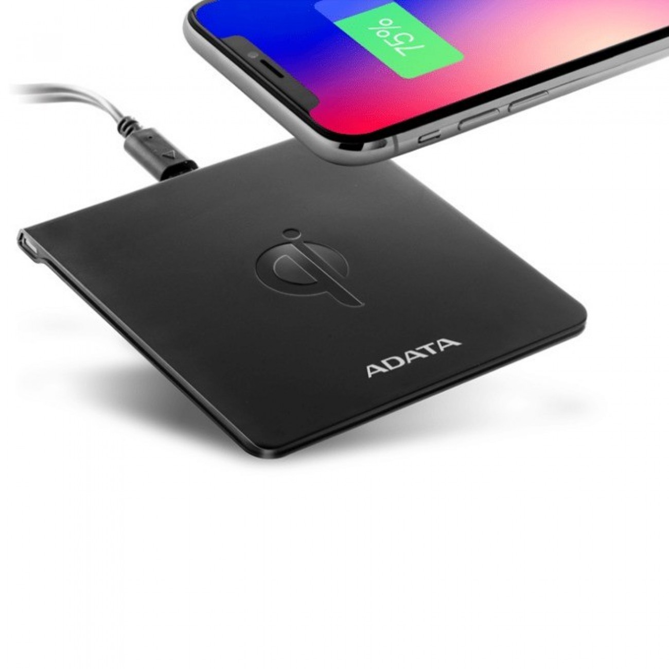 Зарядно устройство Adata CW0050, Micro USB (5V/2A) към безжично зареждане 5V/1A, черно Зарядно устройство Adata CW0050, Micro USB (5V/2A) към безжично зареждане 5V/1A, черно в Зарядни устройства за батерии - A-Data | Alleop