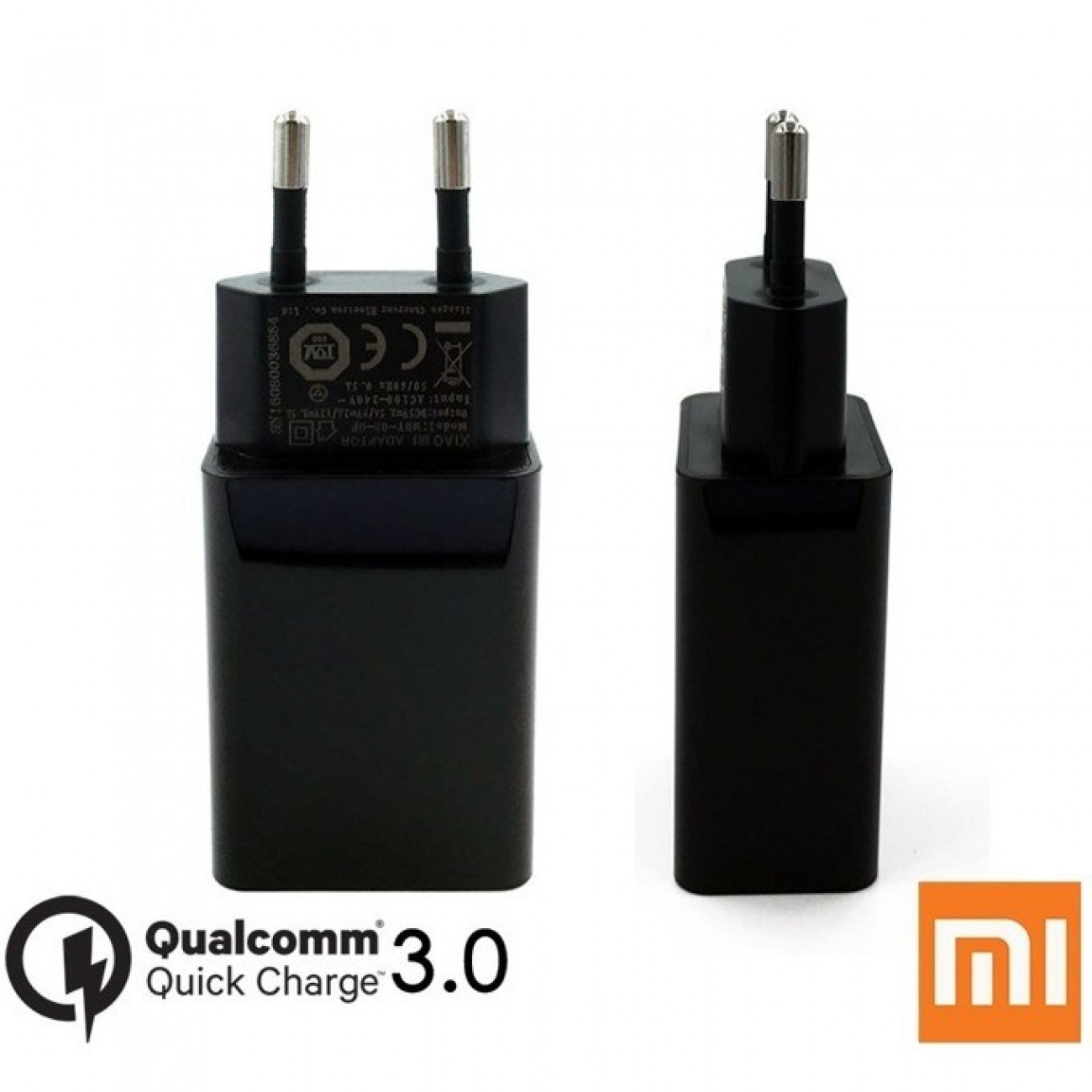Зарядно устройство Xiaomi Mi MDY-08-DF, от контакт към USB-A(ж), Qualcomm QuickCharge 3.0 5V/2.5A, черен, bulk Зарядно устройство Xiaomi Mi MDY-08-DF, от контакт към USB-A(ж), Qualcomm QuickCharge 3.0 5V/2.5A, черен, bulk в Зарядни устройства за батерии - Xiaomi | Alleop