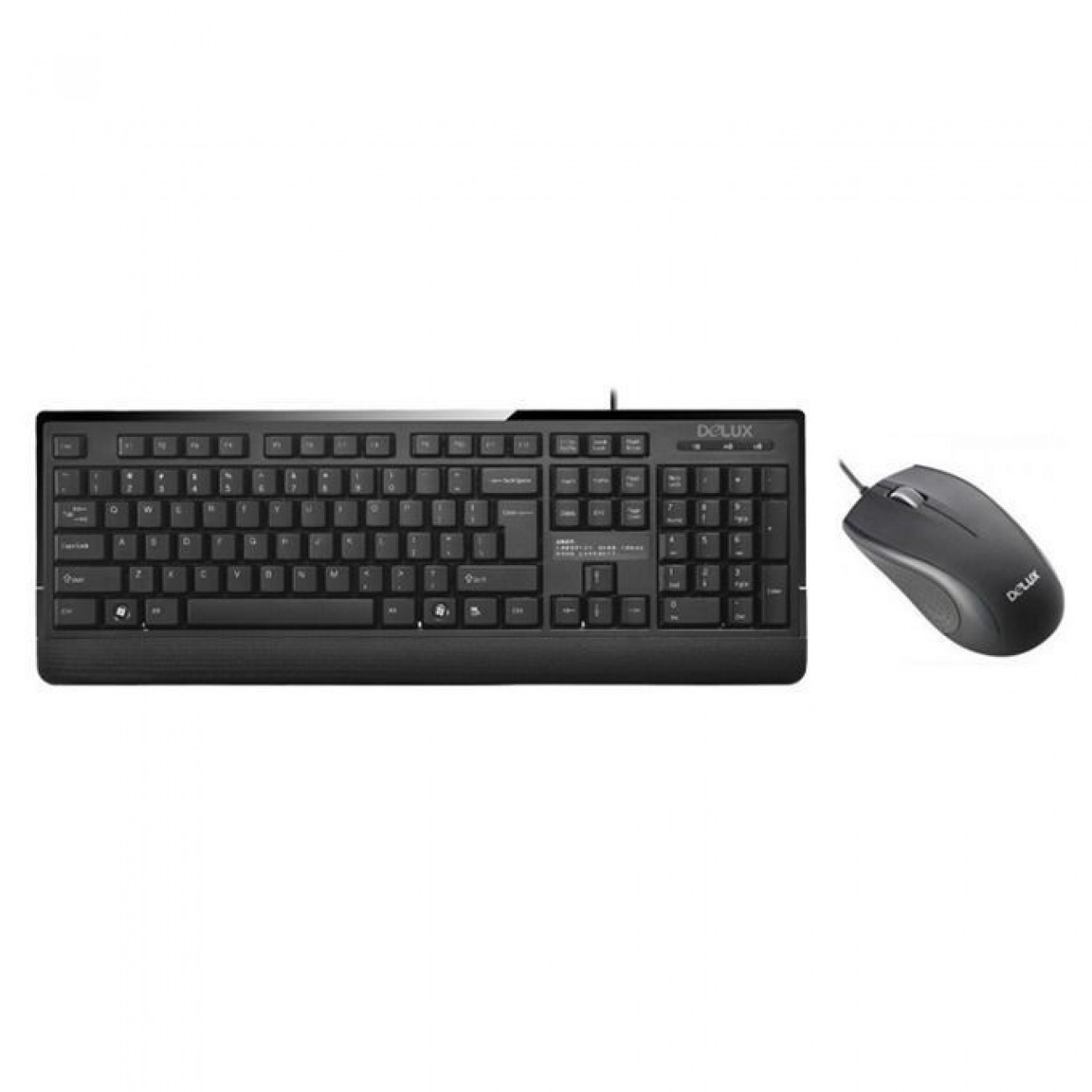 Комплект клавиатура и мишка Delux DLK-6300U/DLM-138, оптична (1000 dpi), USB, черни Комплект клавиатура и мишка Delux DLK-6300U/DLM-138, оптична (1000 dpi), USB, черни в Комплекти мишки и клавиатури - Delux | Alleop
