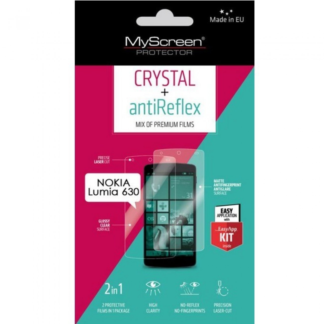 Протектор от закалено стъкло /Tempered Glass/, My Screen Protector, за Nokia Lumia 630, с Anti-Glare фолио Протектор от закалено стъкло /Tempered Glass/, My Screen Protector, за Nokia Lumia 630, с Anti-Glare фолио в Защитно фолио - My Screen Protector | Alleop