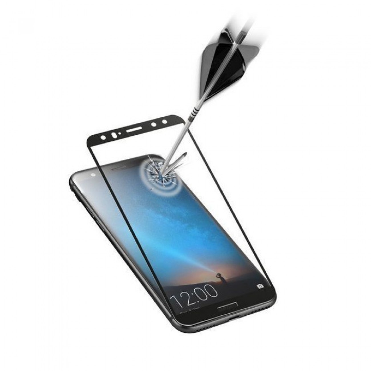 Протектор от закалено стъкло /Tempered Glass/, Cellular Line, за Huawei Mate 10 Lite, черен Протектор от закалено стъкло /Tempered Glass/, Cellular Line, за Huawei Mate 10 Lite, черен в Защитно фолио - Cellular Line | Alleop
