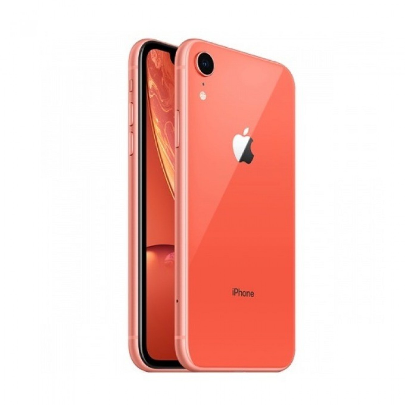 Смартфон Apple iPhone XR (коралов), поддържа 2 sim карти, 6.1" (15.49