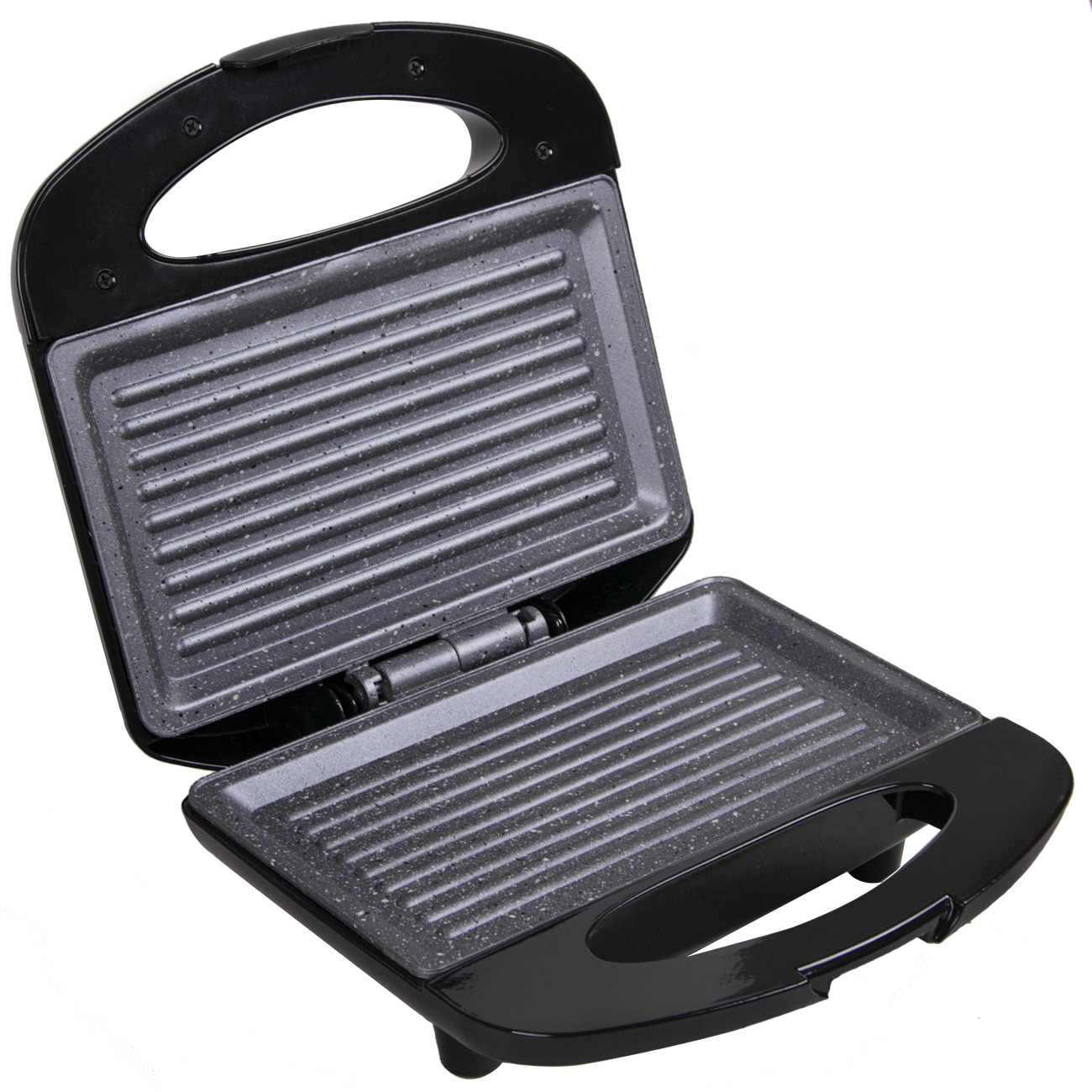 Sapir Sandwichmaker Haftfrei Marmor Frühstück Toaster SP 1442 AFM Schwarz